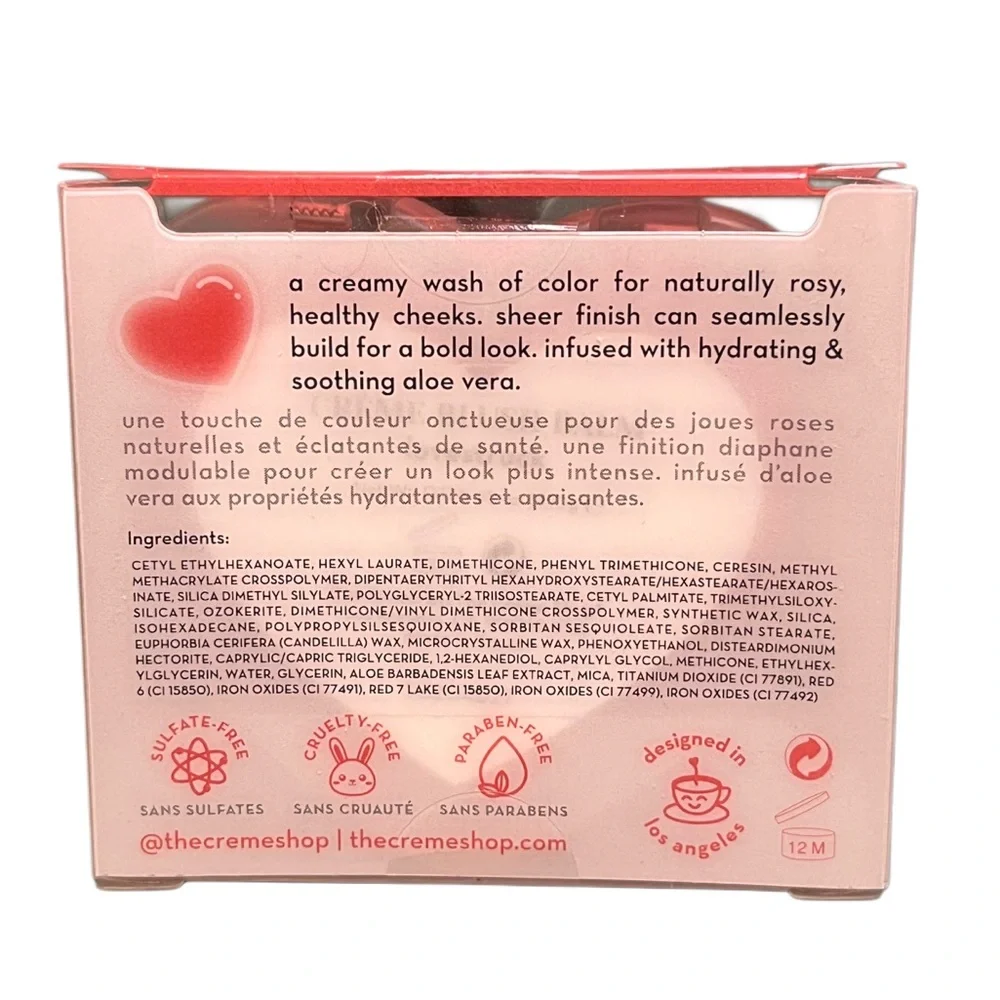 The Crème Shop Blush Balm - lovestruck